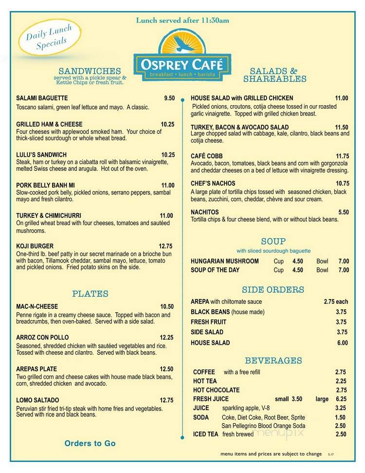 Osprey Cafe - Seaside, OR