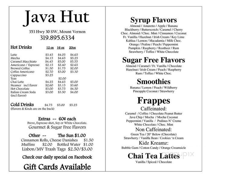 Java Hut - Newberg, OR