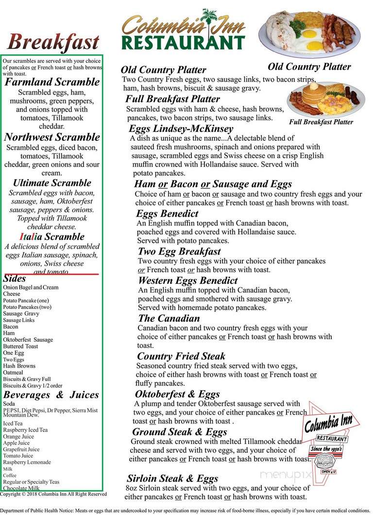 Columbia Inn Restaurant - Kalama, WA