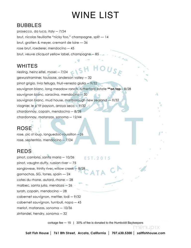 Salt Fish House - Arcata, CA