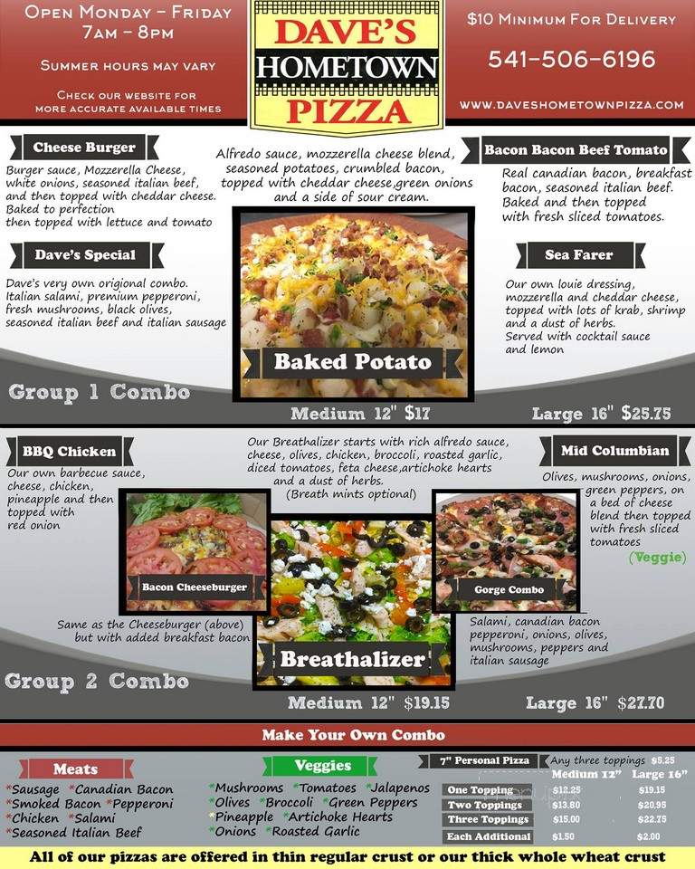 Dave's Hometown Pizza - The Dalles, OR