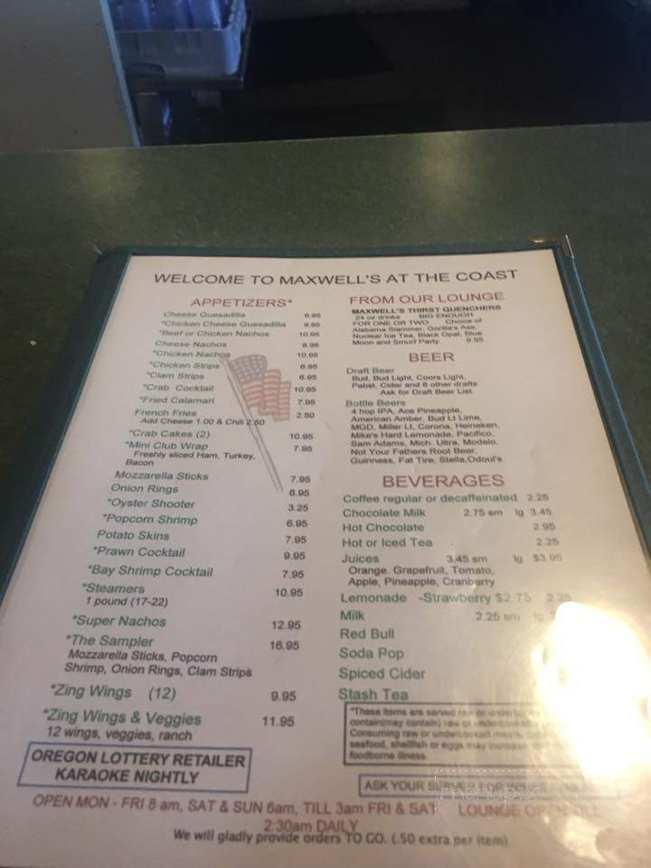 Maxwell's At The Coast - Lincoln City, OR