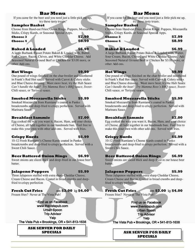 The Vista Pub - Brookings, OR