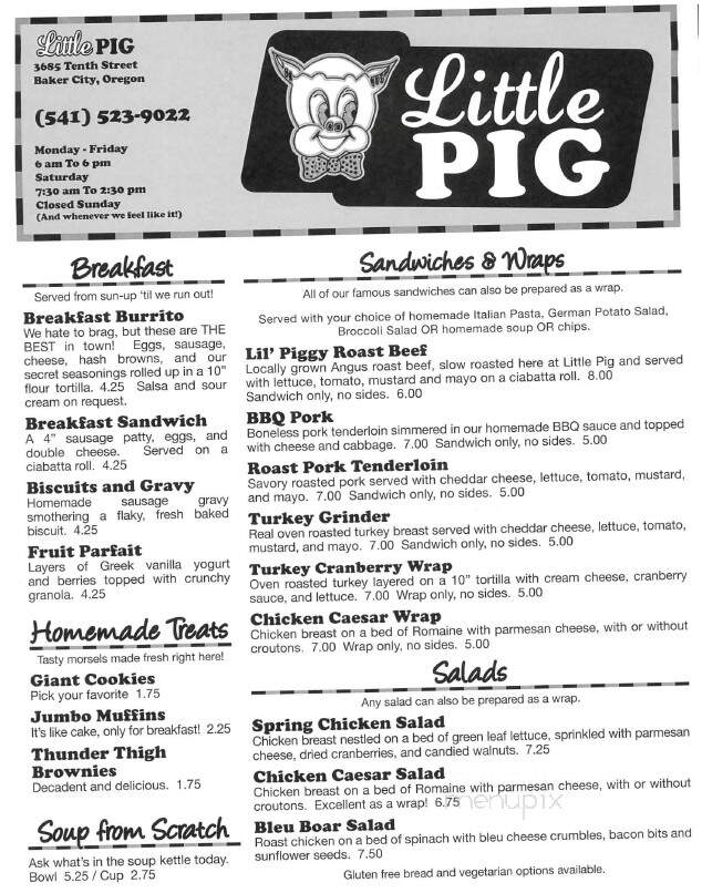 Little Pig - Baker City, OR