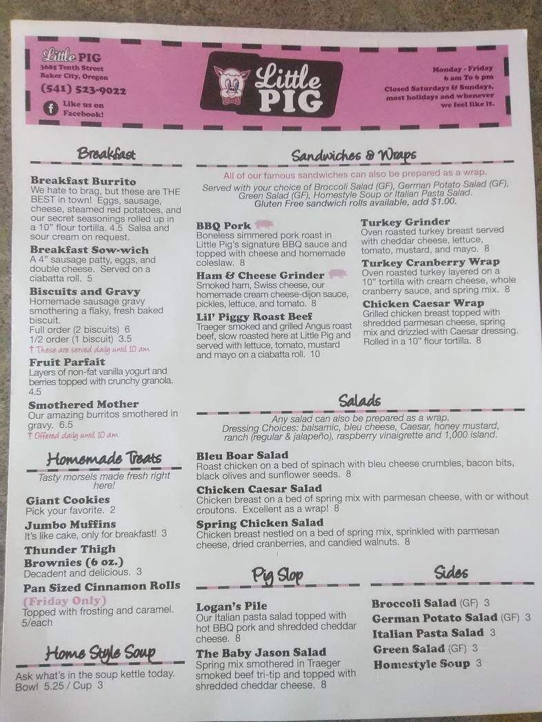 Little Pig - Baker City, OR