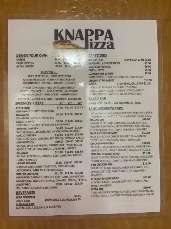 Knappa Pizza and Bar - Astoria, OR