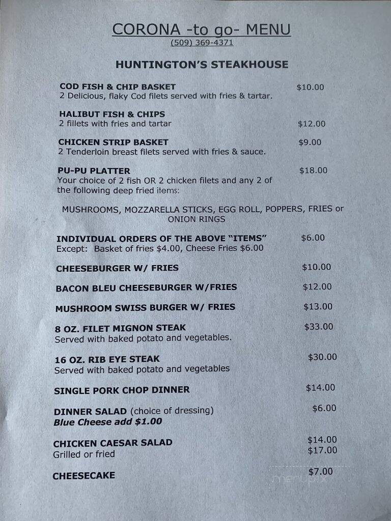 Huntington's Bar & Grill - Klickitat, WA