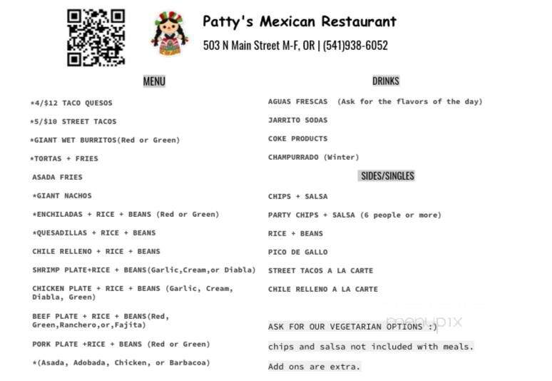 Patty's Mexican Restaurant - Milton-Freewater, OR