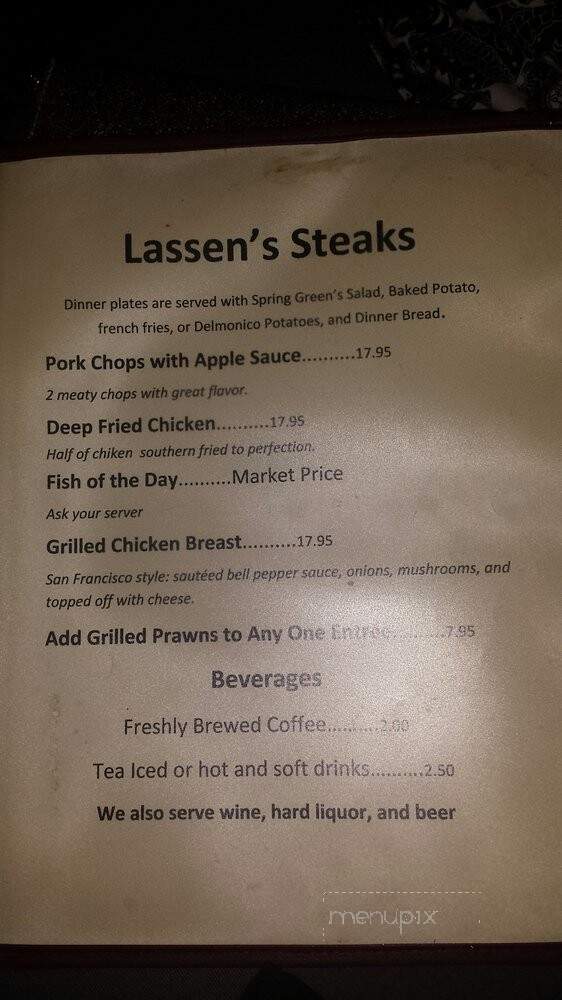 Lassen's Steaks - Susanville, CA