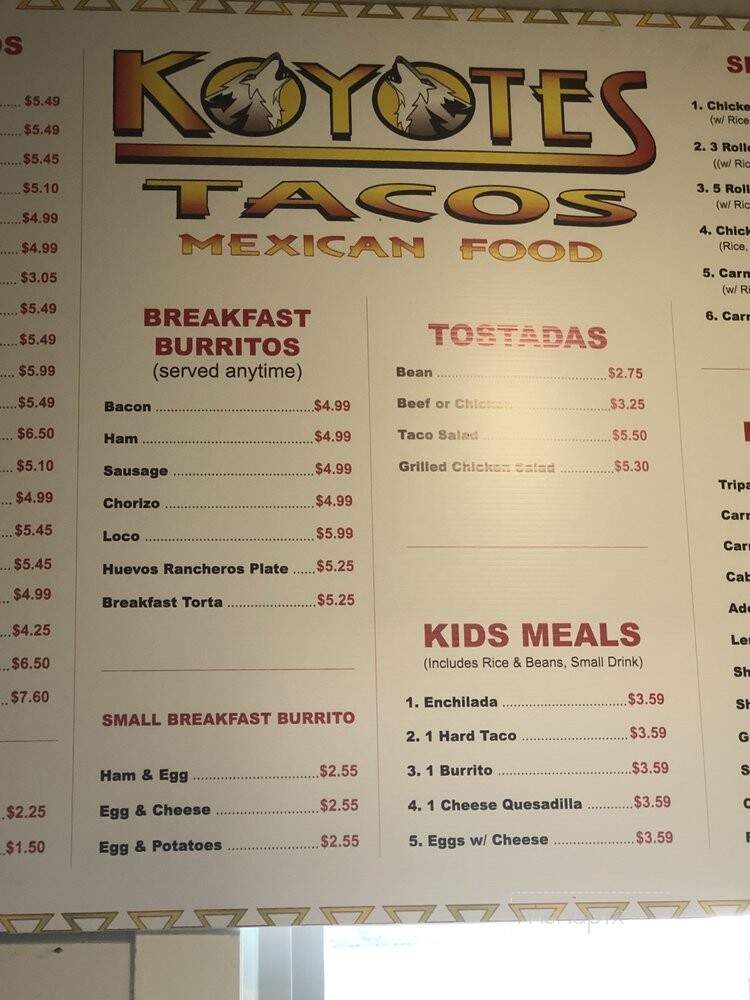 Koyote Tacos - Monmouth, OR