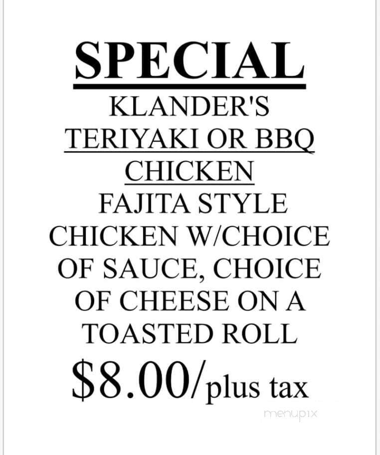 Klander Delicatessen - Yreka, CA