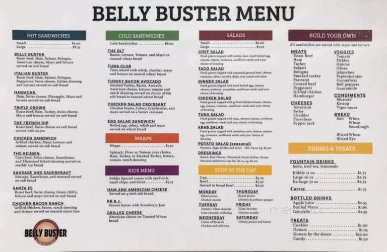 Belly Buster Sandwich Shop - Ontario, OR