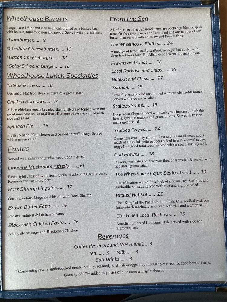 Wheelhouse Restaurant - Bandon, OR