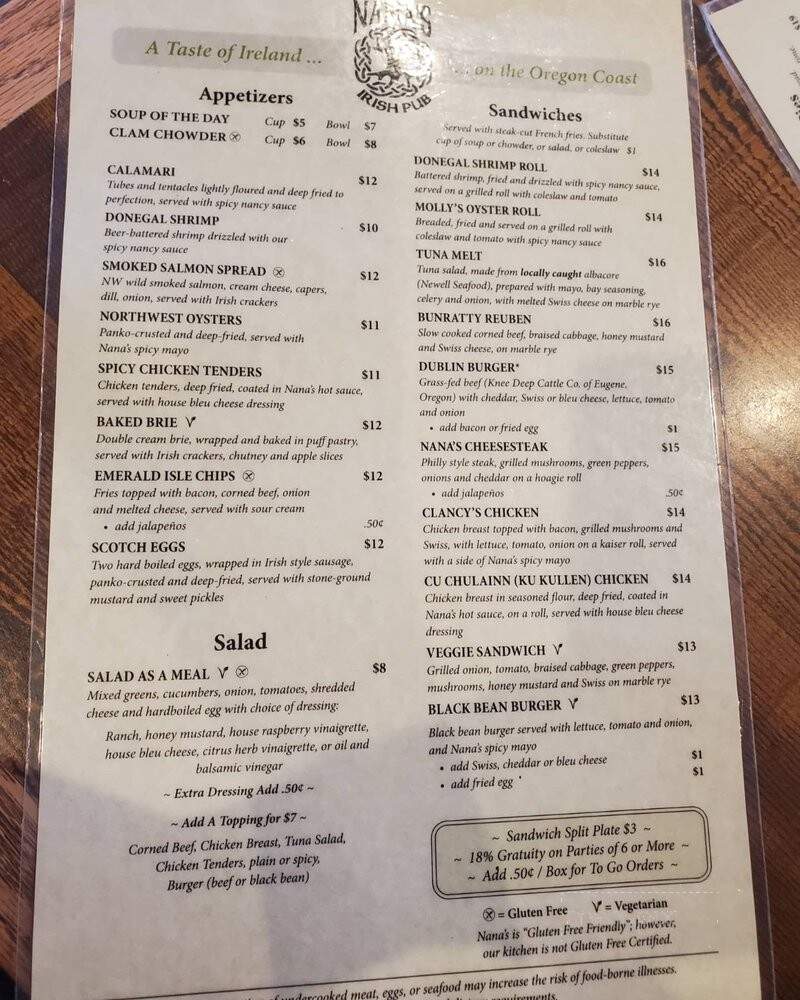 Nana's Irish Pub - Newport, OR