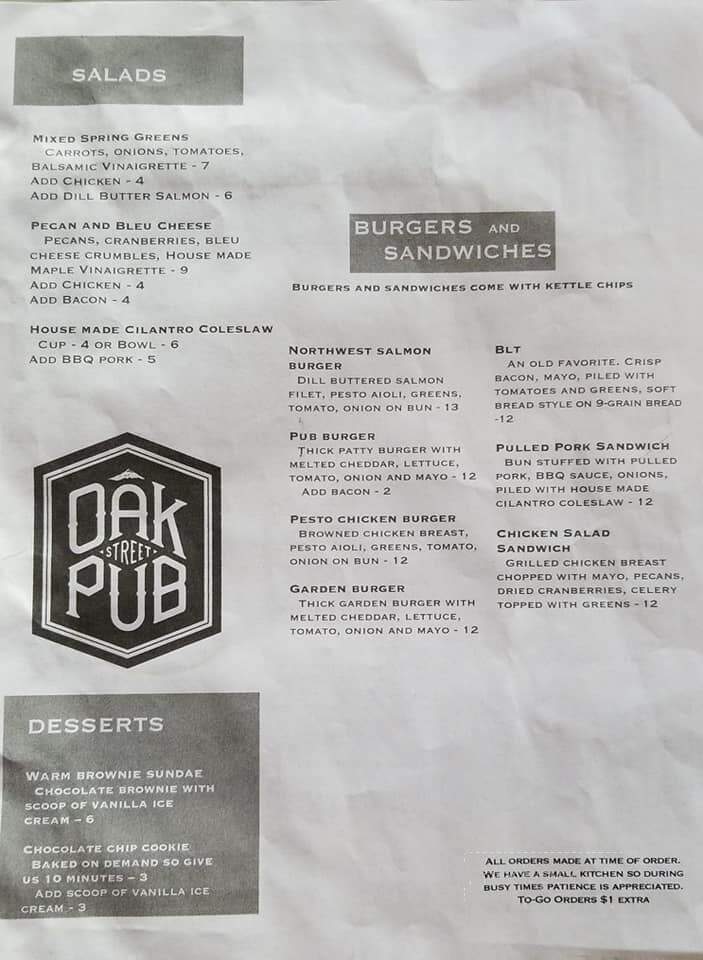 Oak Street Pub - Hood River, OR