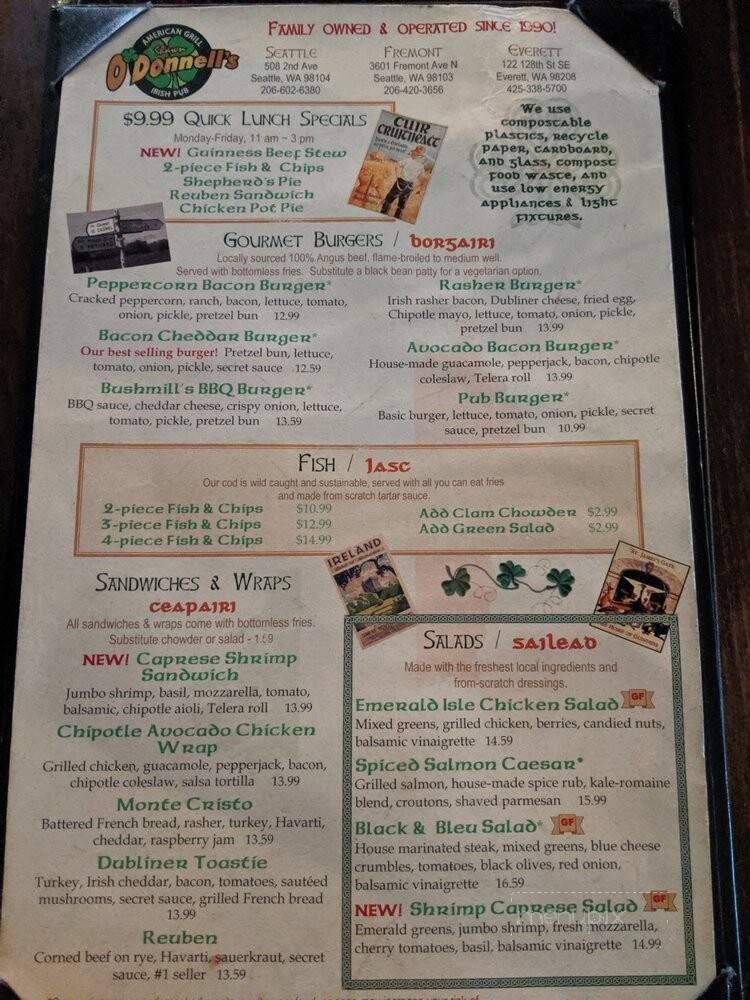 O'Donnell's Restaurant - Everett, WA