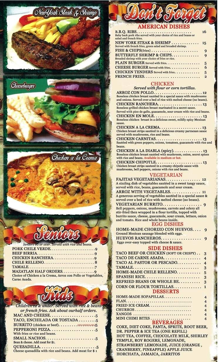 Mazatlan Mexican Restaurant - Mcminnville, OR