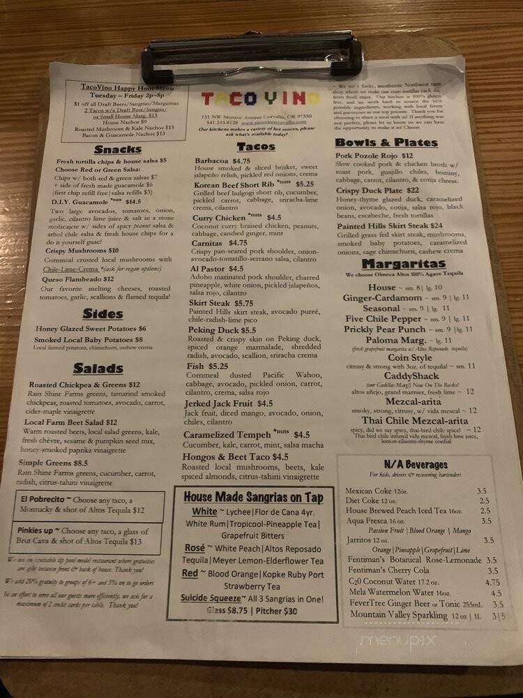 TacoVino - Corvallis, OR