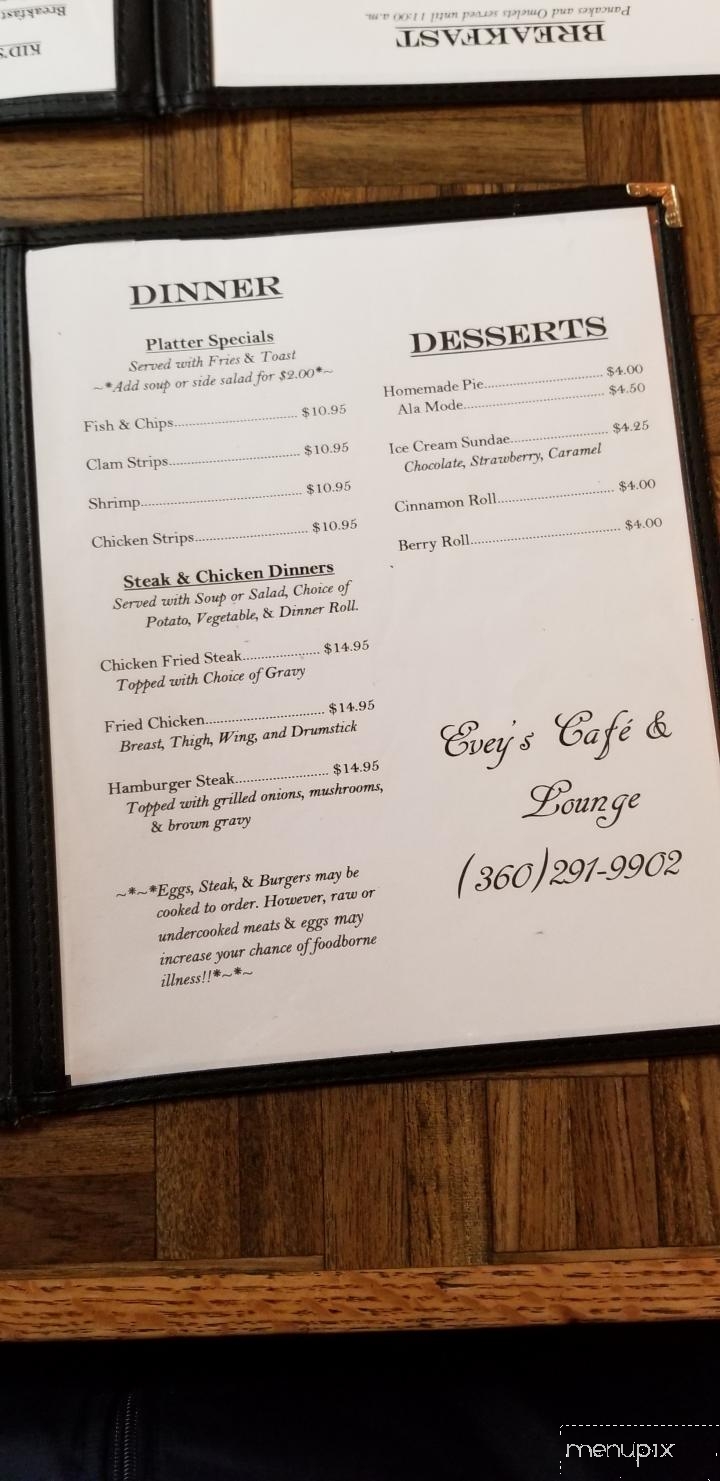 Evey's Cafe - Pe Ell, WA